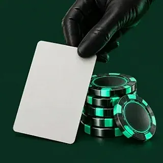 Hand dealing card — Fair Go